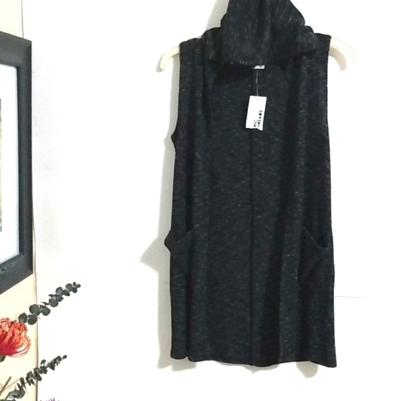 EPIC THREADS NWT HOODIE CARDIGAN VEST GIRLS MEDIUM - Picture 2 of 9